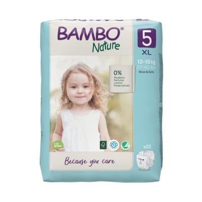 Эко-подгузники Bambo Nature 4 (7-14 кг), 24 шт купить оптом в Сочи